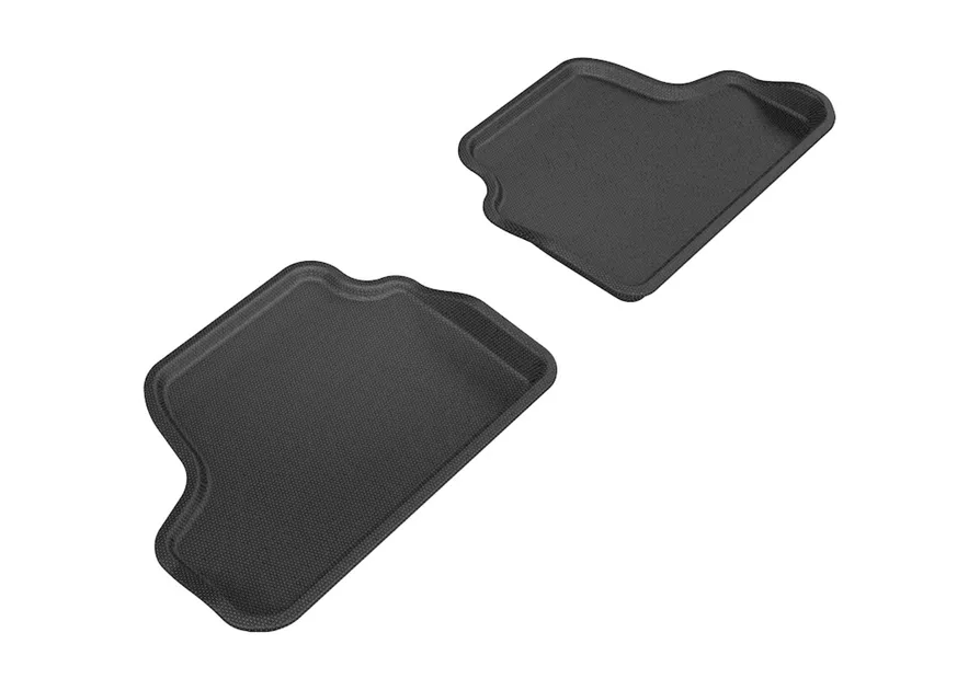 3D MAXpider Kagu 2nd Row Floormats For 07-13 BMW 3 Series E93 - Black